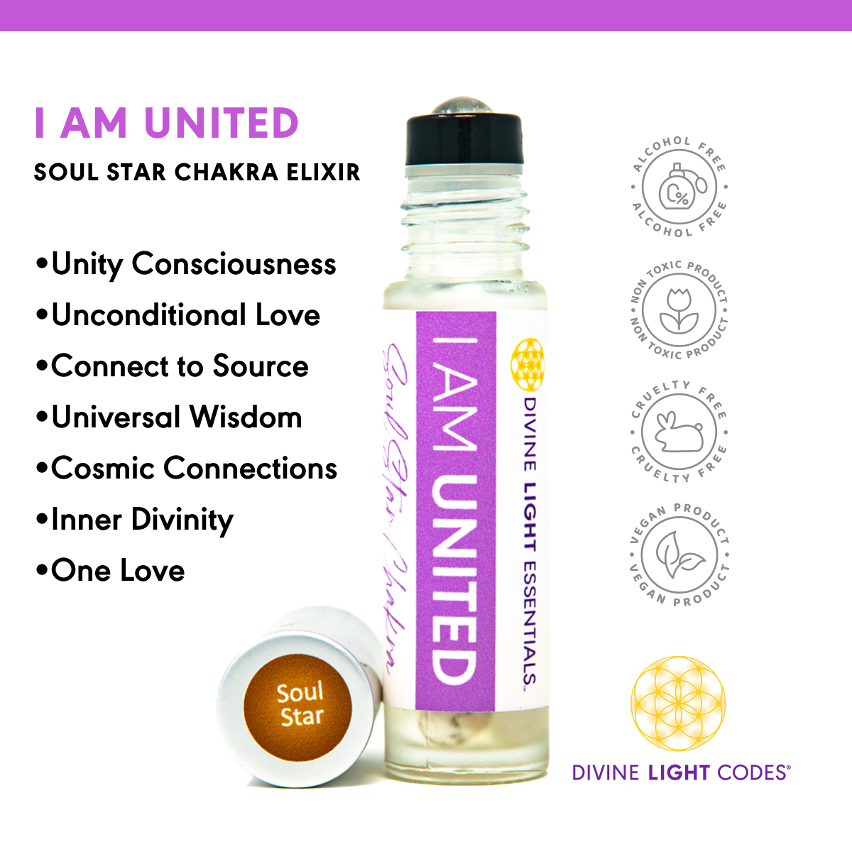 Lift Yourself Elixir Bundle - Essential Oils for Unity Consciousness - Ascension - Intuition - 3 Roller Bottles Divine Light Codes
