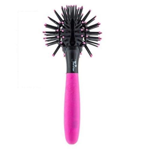 The Twirler Ball Brush- Neon Pink Marilyn Brush