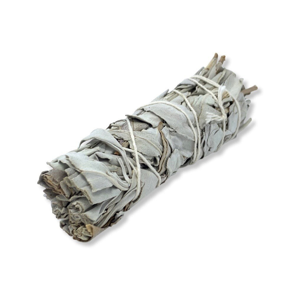 White Sage Bundles - Flower Wrapped - Smudging - Space Clearing Protection Divine Light Codes