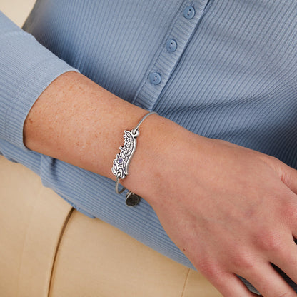 Willy Wonka 'Snozzberries' Inline Charm Bangle ALEX AND ANI