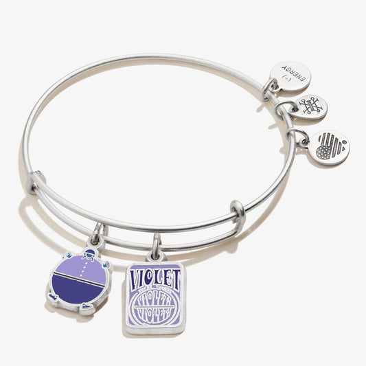 Willy Wonka 'Violet' Duo Charm Bangle ALEX AND ANI