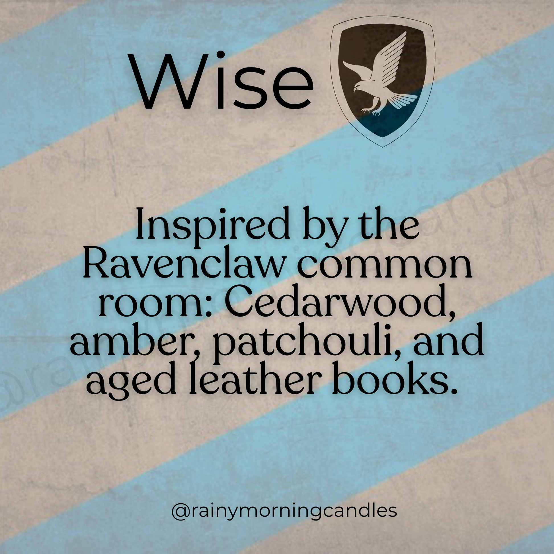 Wise | Sorting Collection | HP Inspired Wax Melts Rainy Morning Candles