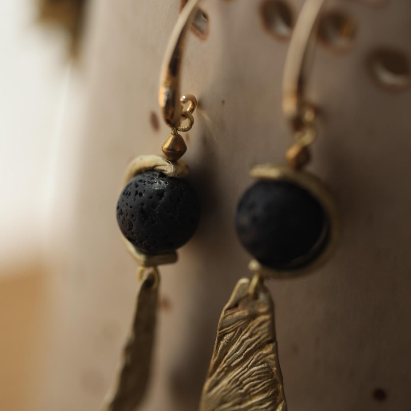 Ember Relic Drop Earrings Maison YuTang