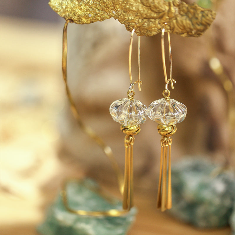 Lumière Tassel Earrings Maison YuTang