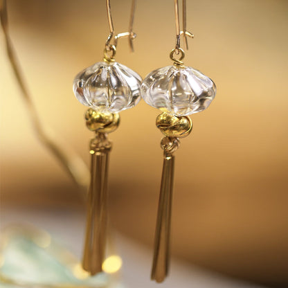Lumière Tassel Earrings Maison YuTang
