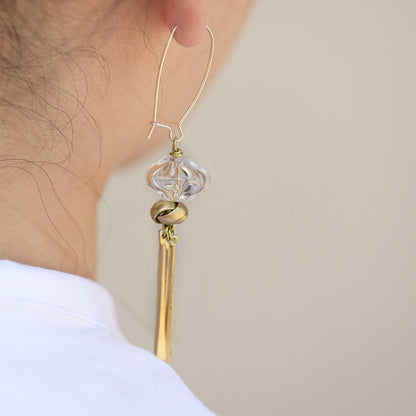 Lumière Tassel Earrings Maison YuTang