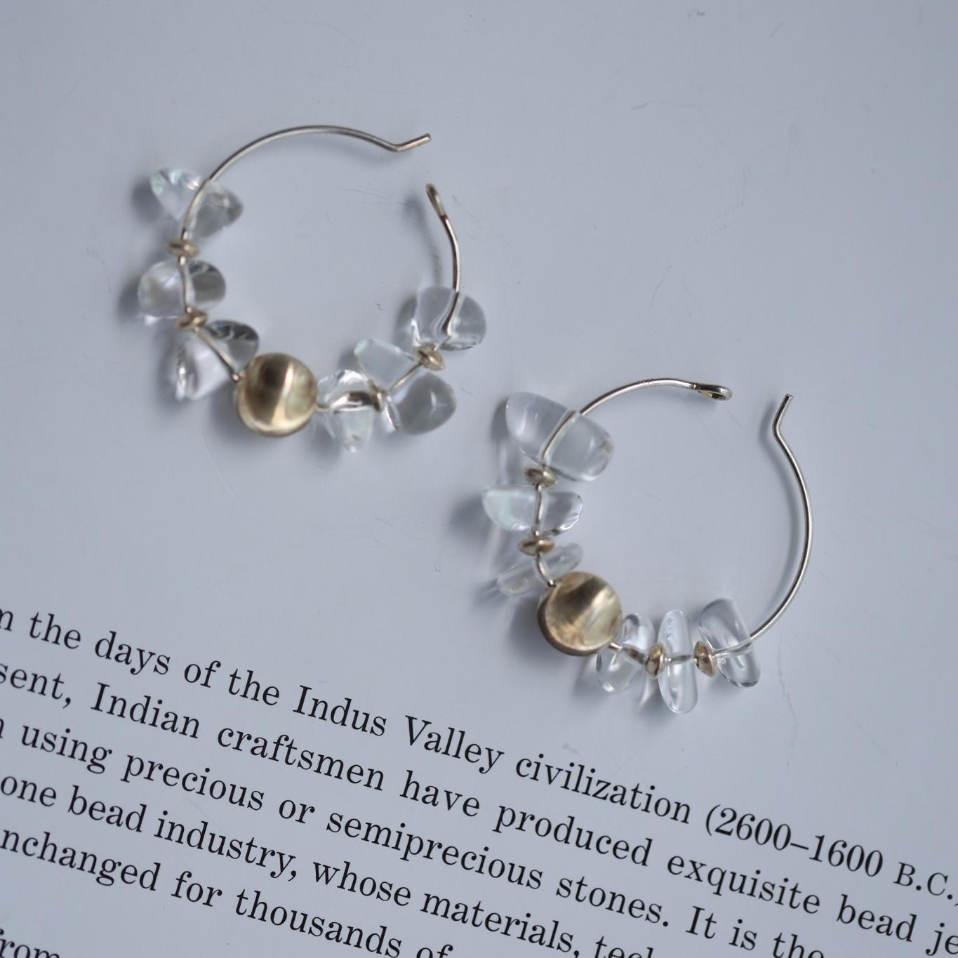 Crystal Halo Hoops Maison YuTang