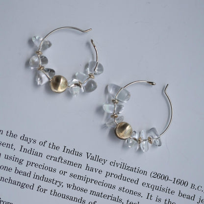 Crystal Halo Hoops Maison YuTang