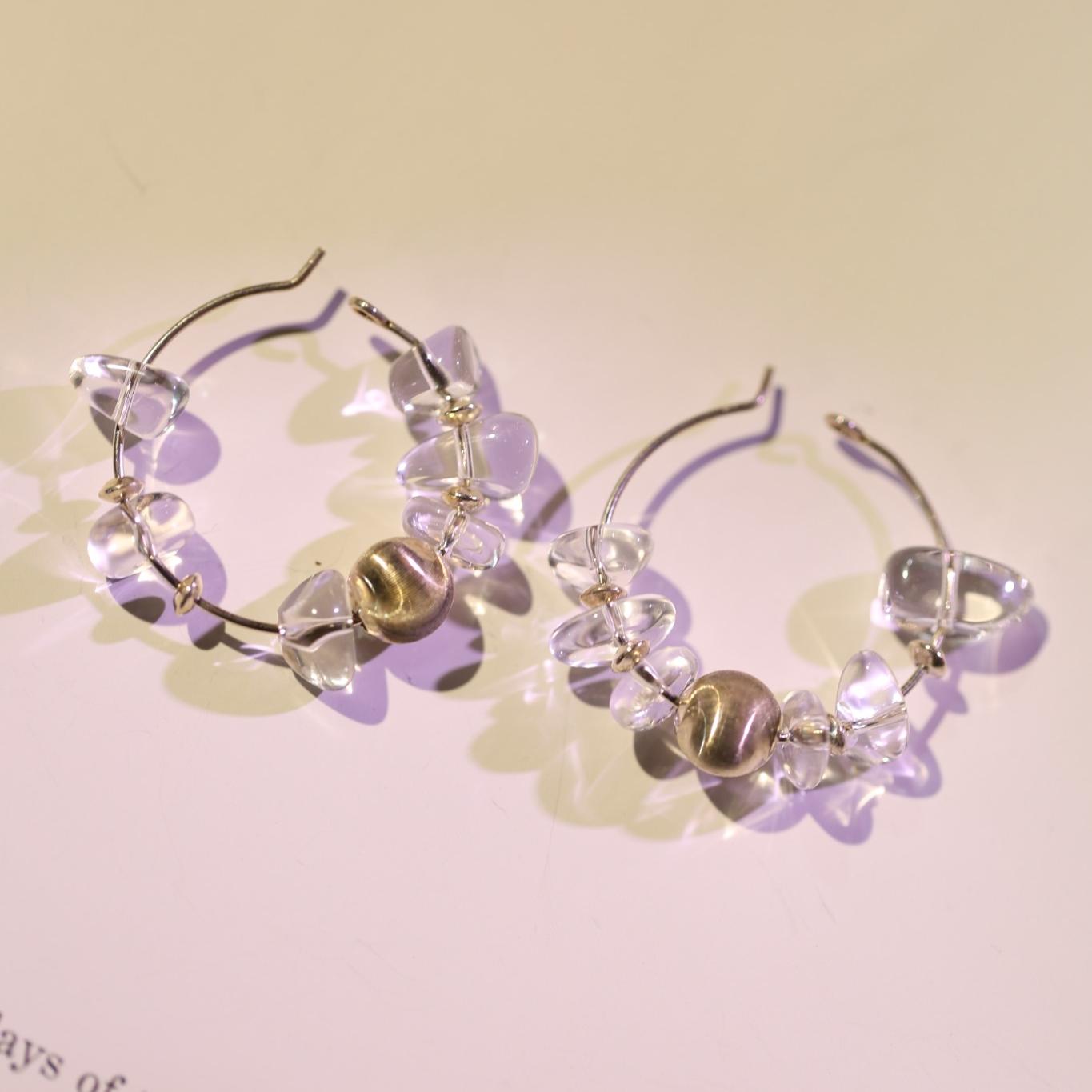 Crystal Halo Hoops Maison YuTang