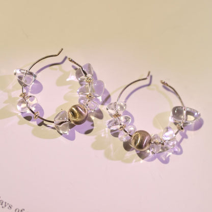 Crystal Halo Hoops Maison YuTang