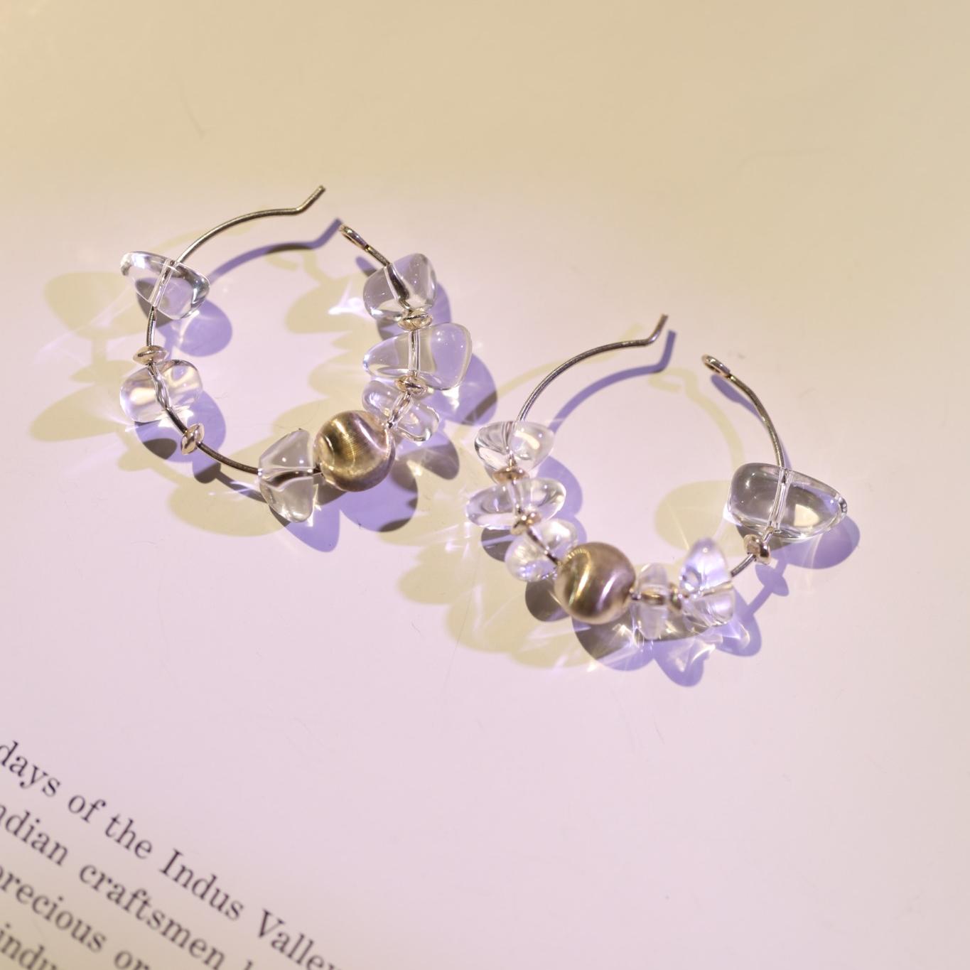 Crystal Halo Hoops Maison YuTang