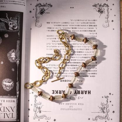 Sunlit Quartz Necklace Maison YuTang