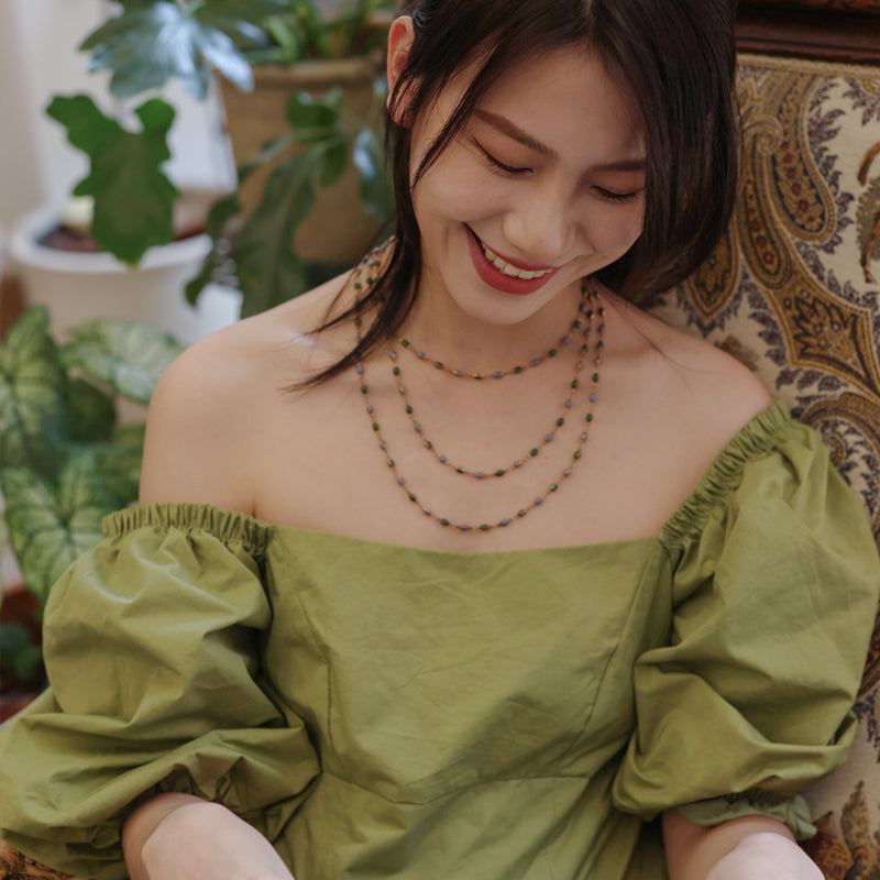 Trinity Orbit Necklace Maison YuTang