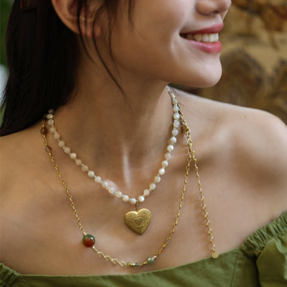 Heirloom Heart Necklace Maison YuTang