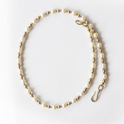 Élise Agate & Pearl Necklace Maison YuTang