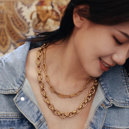 Atelier Brass Chain Necklace Maison YuTang