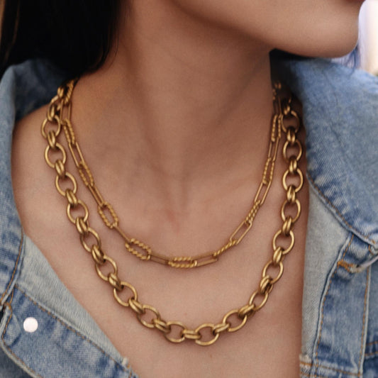Atelier Brass Chain Necklace Maison YuTang