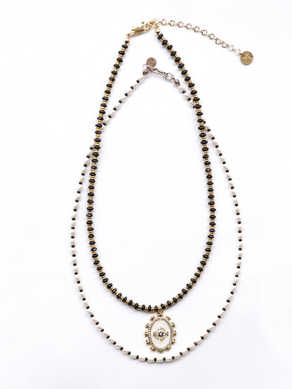 Eclipse Talisman Necklace Set Maison YuTang