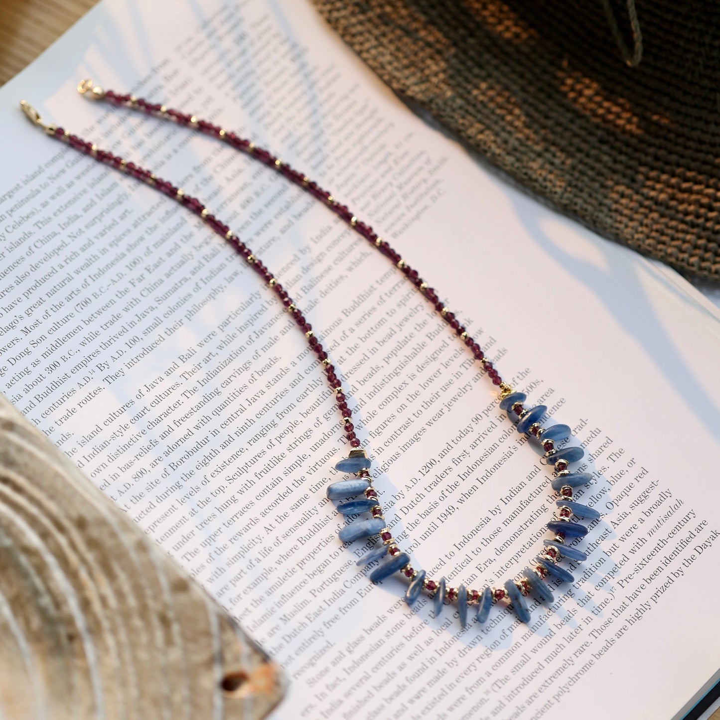 Azure Cascade Necklace Maison YuTang