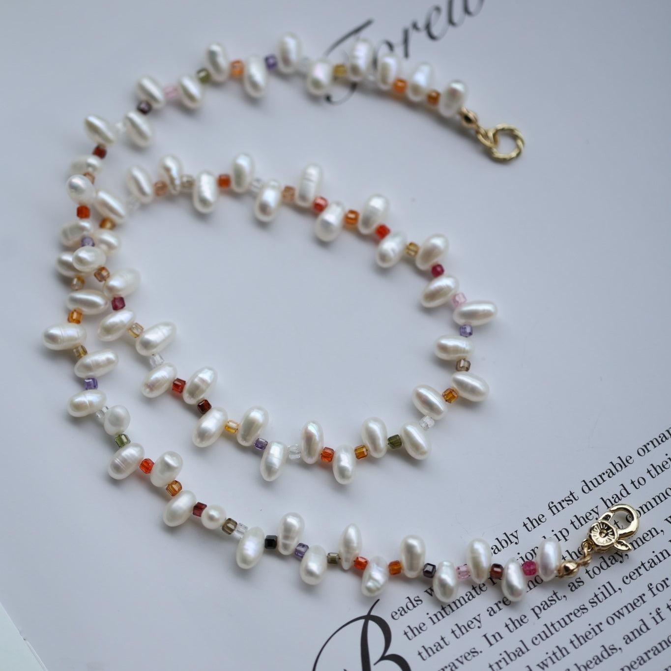 Prism Pearl Necklace Maison YuTang