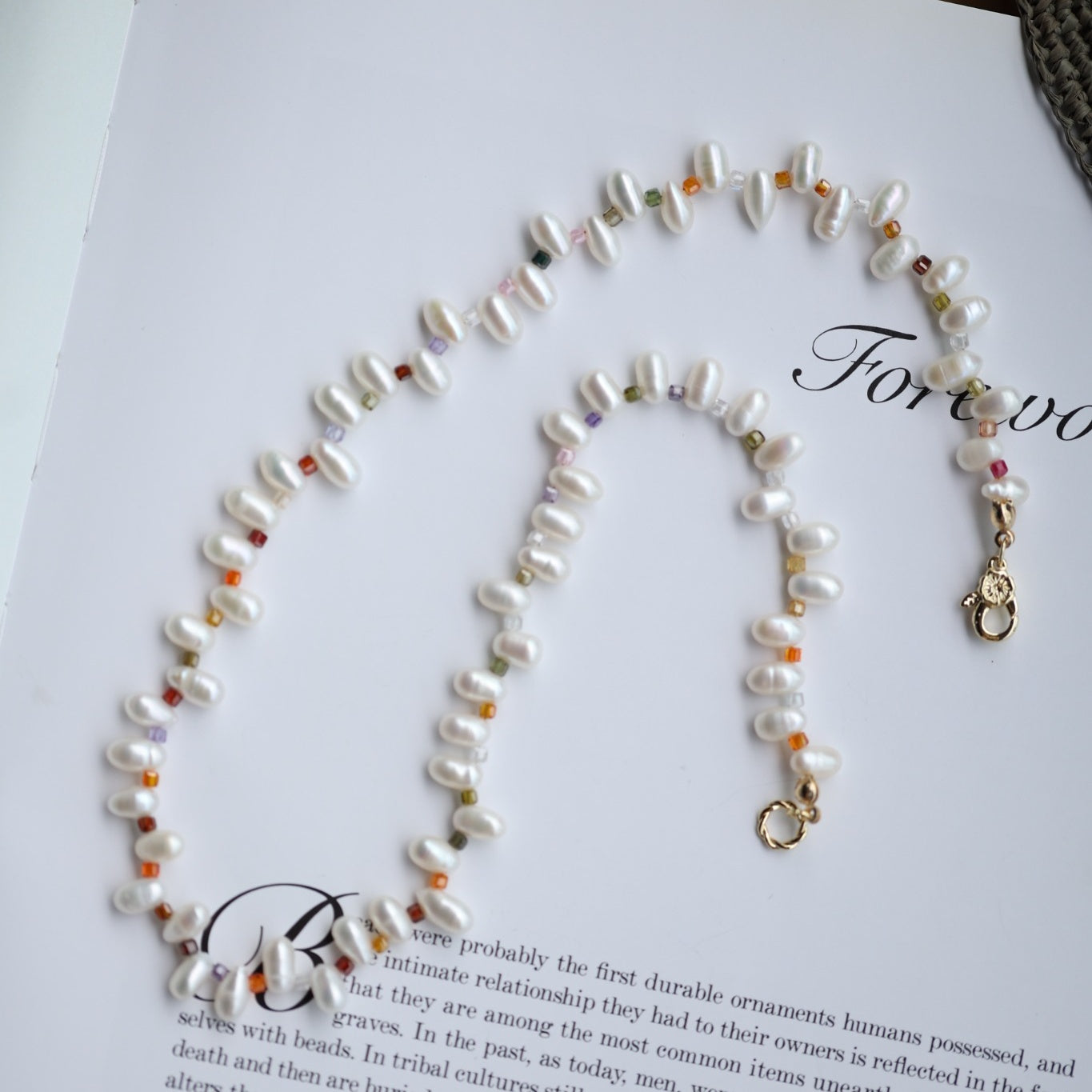 Prism Pearl Necklace Maison YuTang