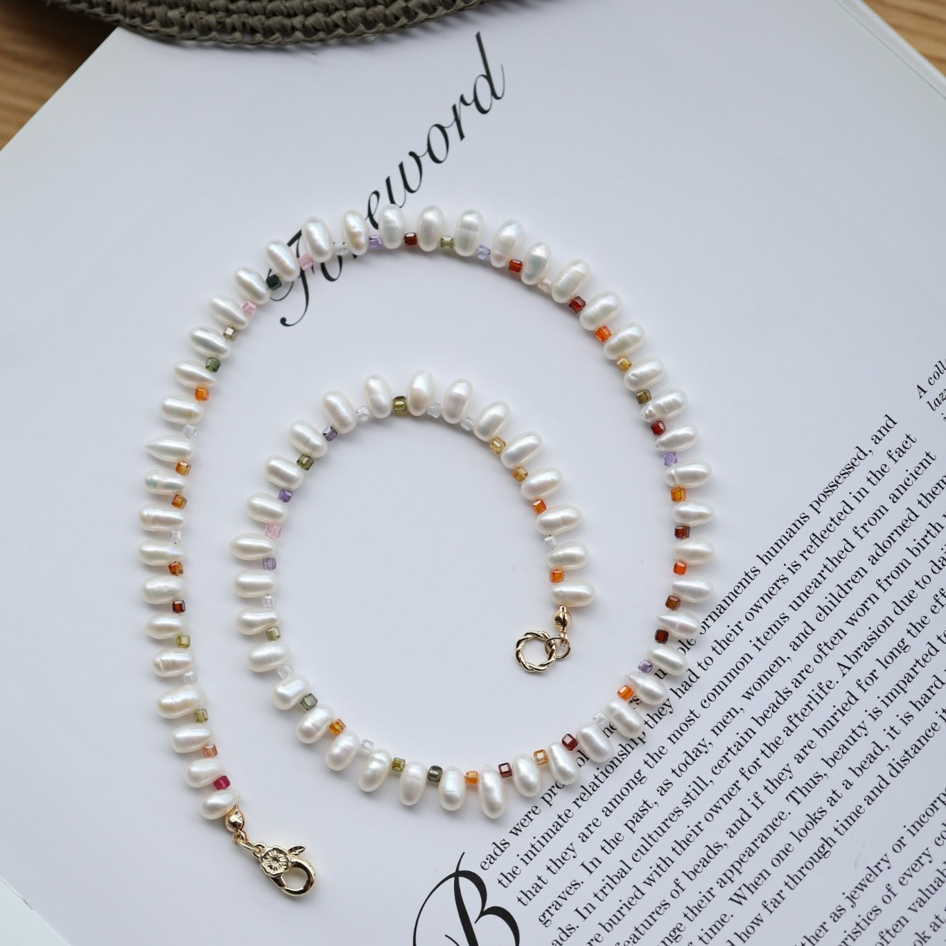 Prism Pearl Necklace Maison YuTang