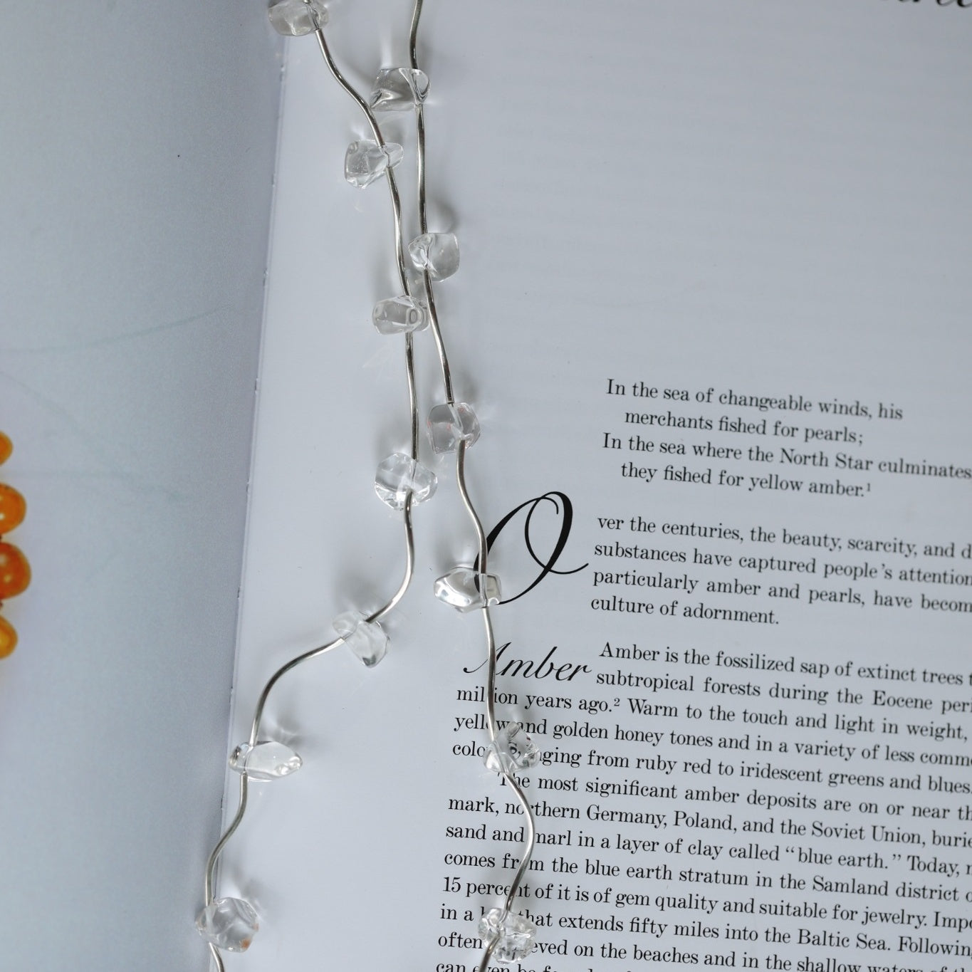 Crystal Drift Necklace Maison YuTang