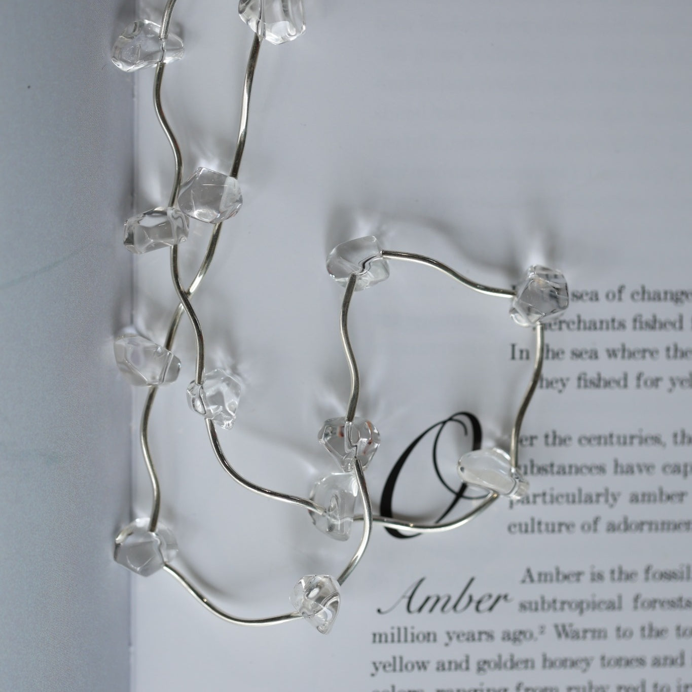 Crystal Drift Necklace Maison YuTang