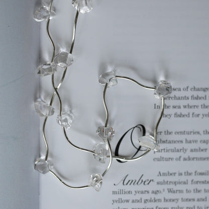 Crystal Drift Necklace Maison YuTang