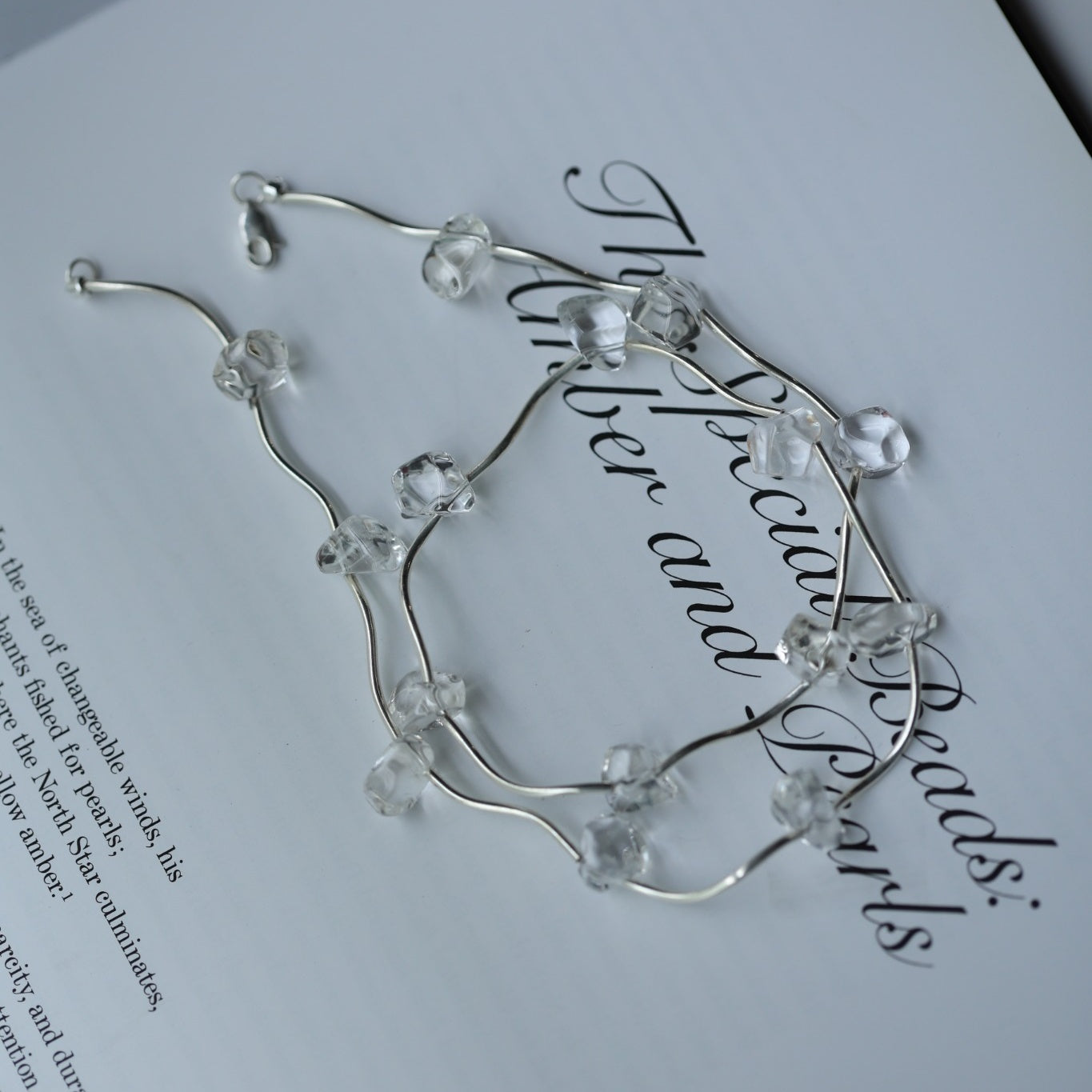 Crystal Drift Necklace Maison YuTang