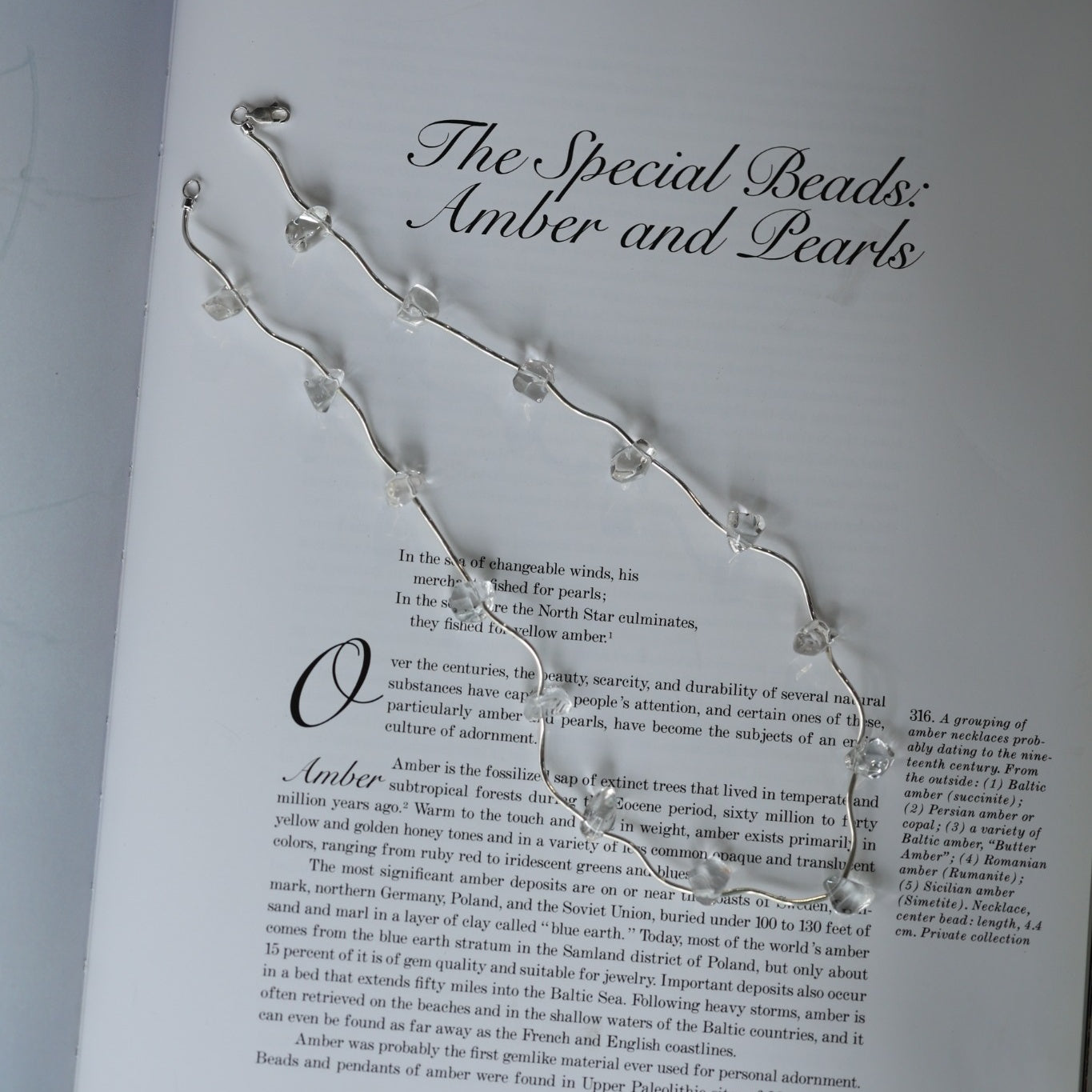 Crystal Drift Necklace Maison YuTang