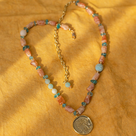 Aurora Solstice Necklace Maison YuTang