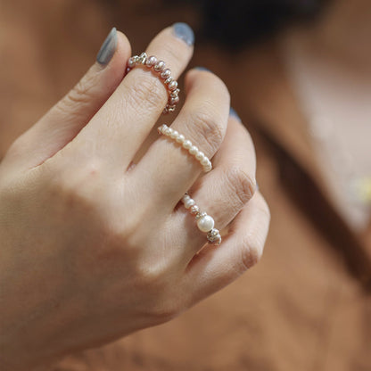 Lumière Pearl Ring – Three Variations Maison YuTang