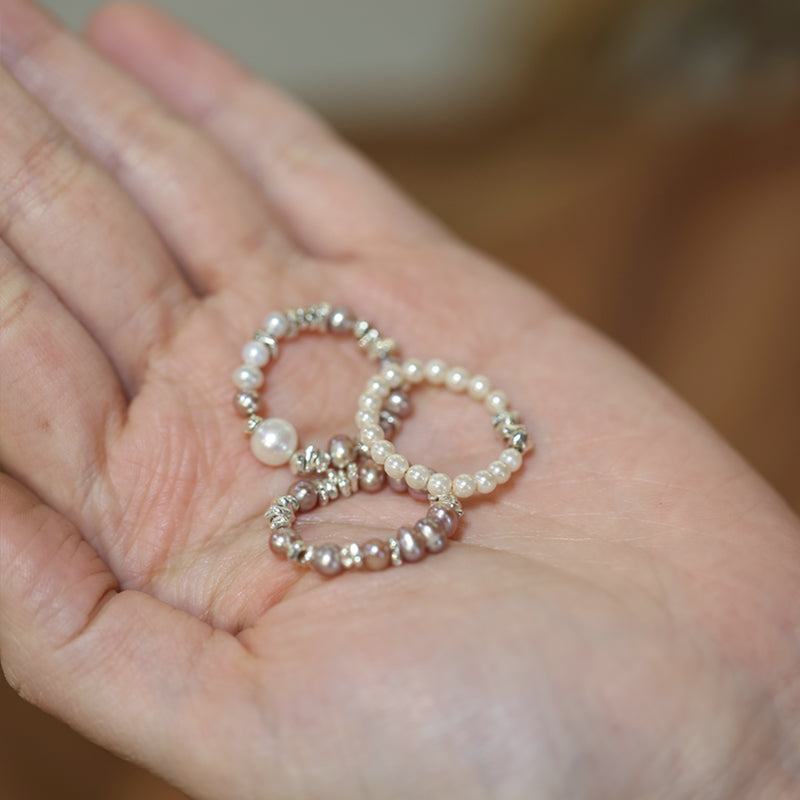 Lumière Pearl Ring – Three Variations Maison YuTang