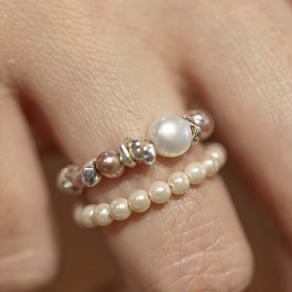 Lumière Pearl Ring – Three Variations Maison YuTang