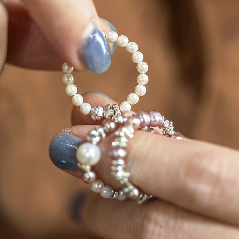 Lumière Pearl Ring – Three Variations Maison YuTang