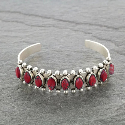 Turquoise Alloy Open Bracelets - 6 Styles Bumpkin Ranchwear