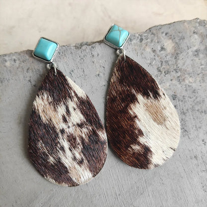 Turquoise Teardrop Earrings - 5 Styles Bumpkin Ranchwear