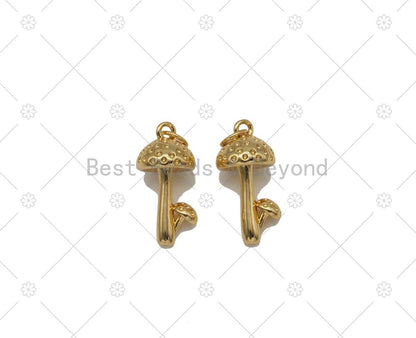 CZ Mushroom Charm, Sku#Y574