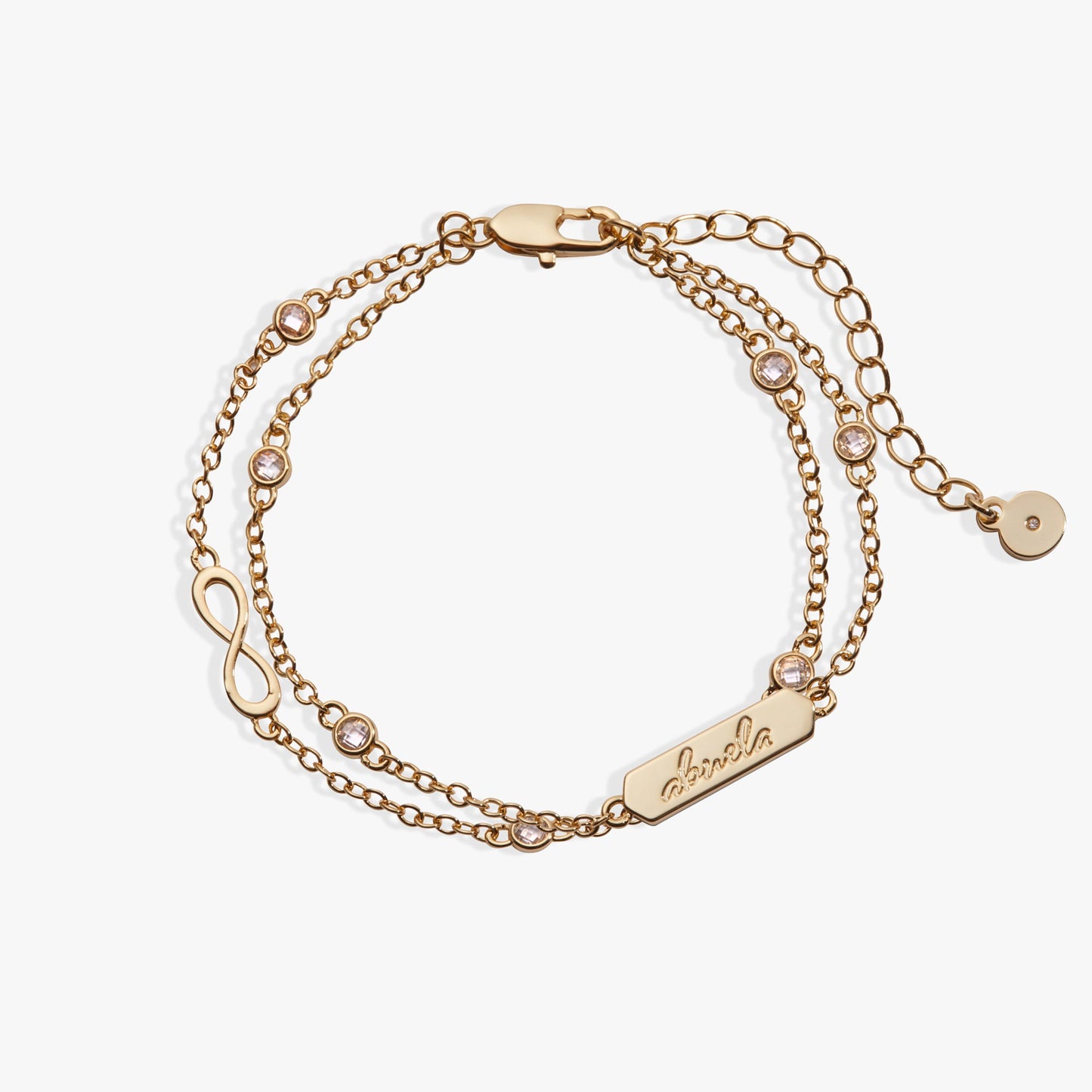 Abuela Infinity Chain Double Strand Bracelet ALEX AND ANI
