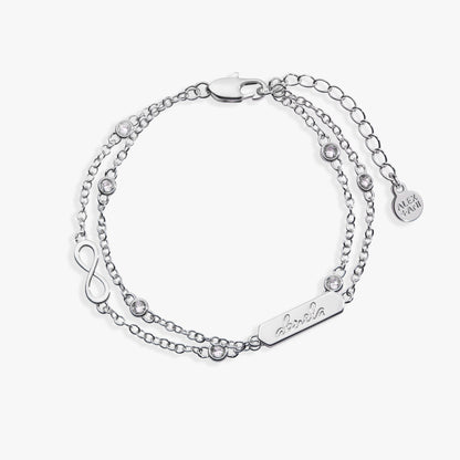 Abuela Infinity Chain Double Strand Bracelet ALEX AND ANI