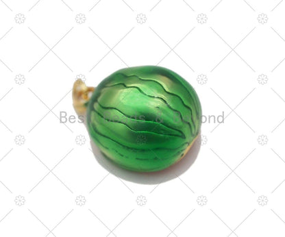 Enamel Watermelon Charm, Sku#Y569