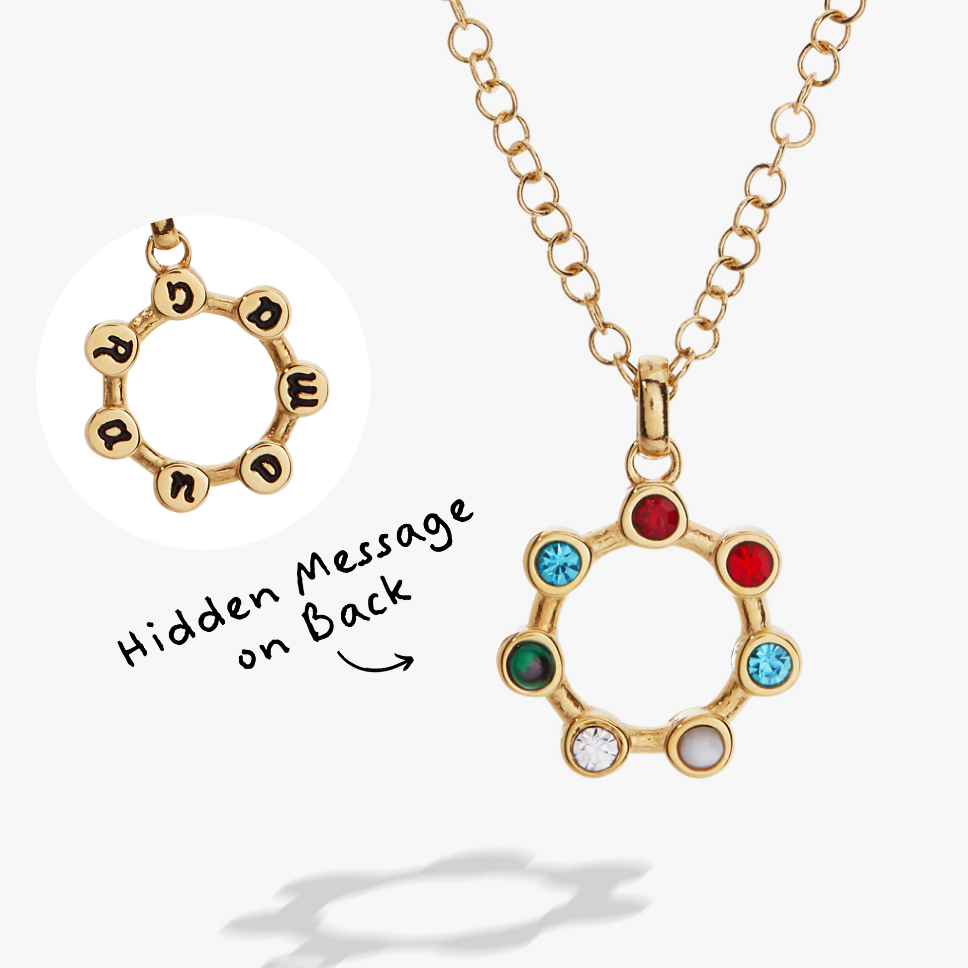 Grandma Hidden Message Acrostic Necklace ALEX AND ANI