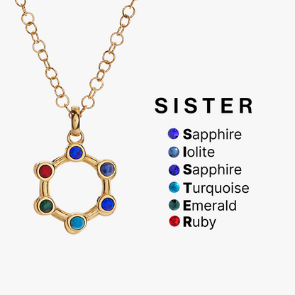 Sister Hidden Message Acrostic Necklace ALEX AND ANI