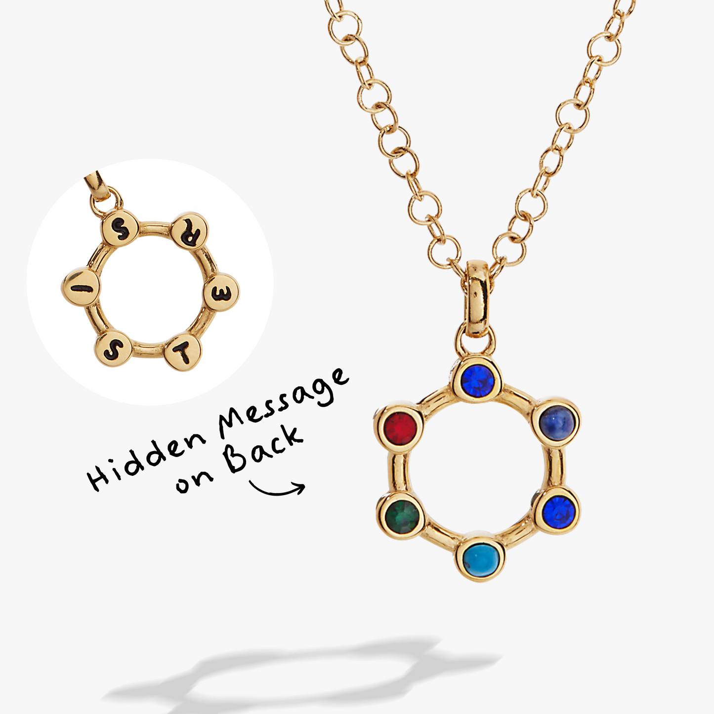 Sister Hidden Message Acrostic Necklace ALEX AND ANI