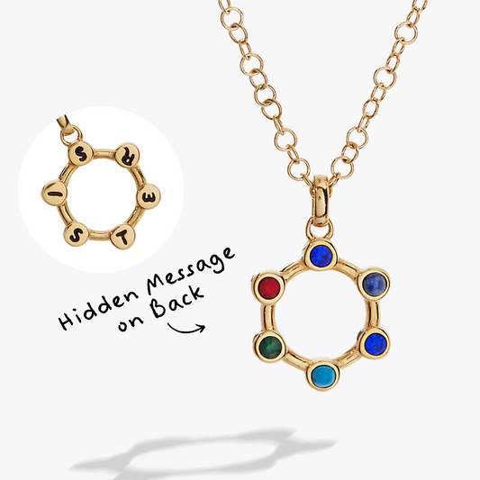 Sister Hidden Message Acrostic Necklace ALEX AND ANI