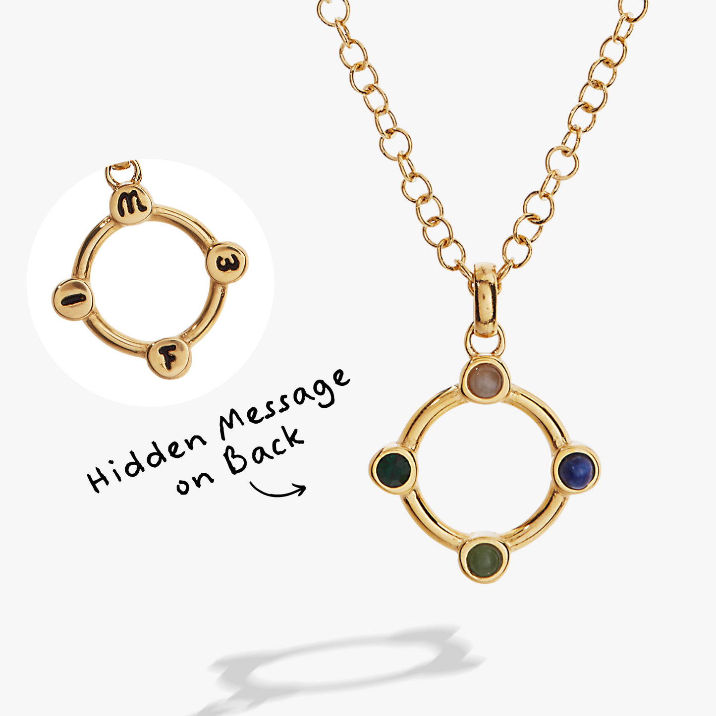 Wife Hidden Message Acrostic Necklace ALEX AND ANI