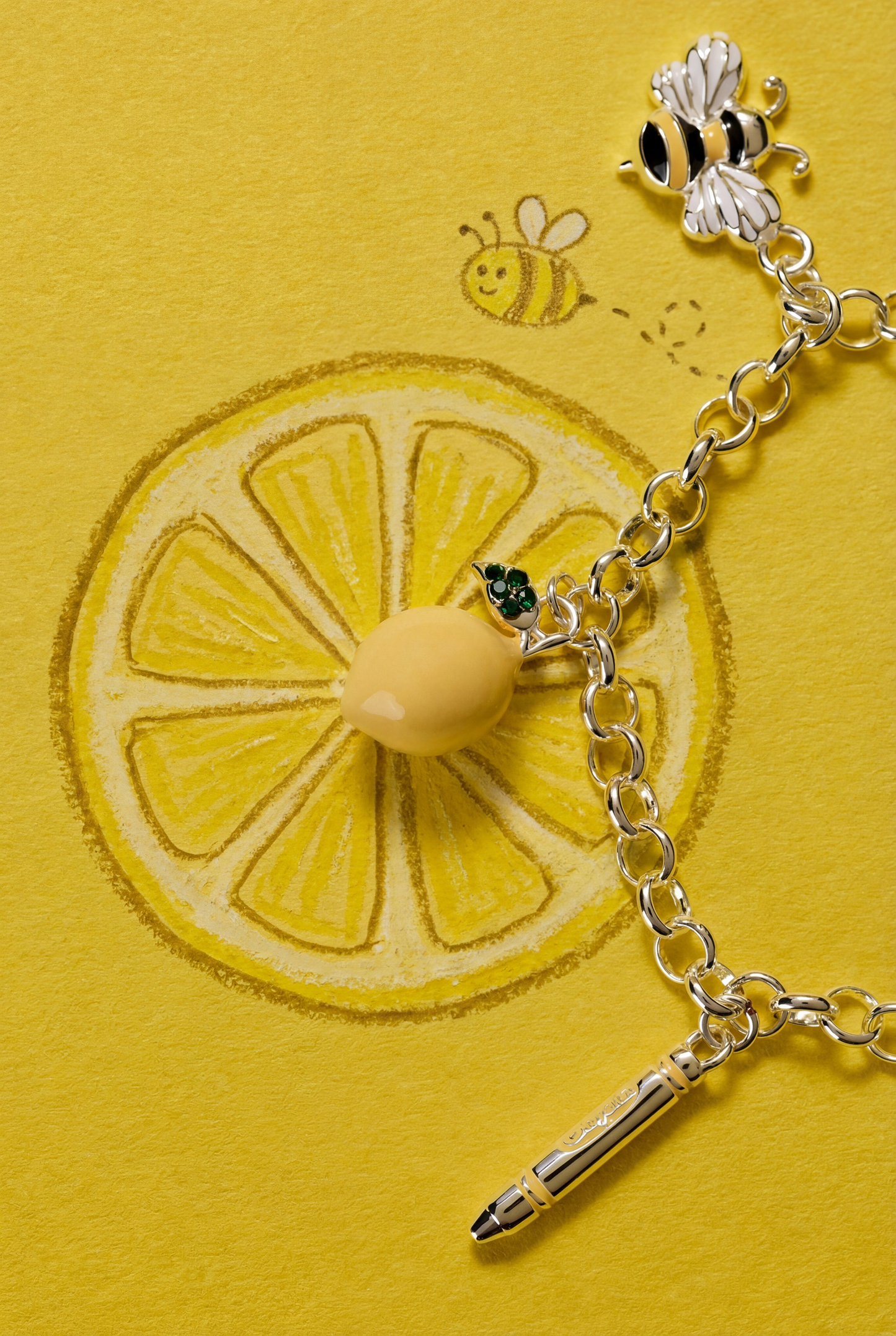 Crayola Fan Favorites Sunglow Charm Bracelet ALEX AND ANI