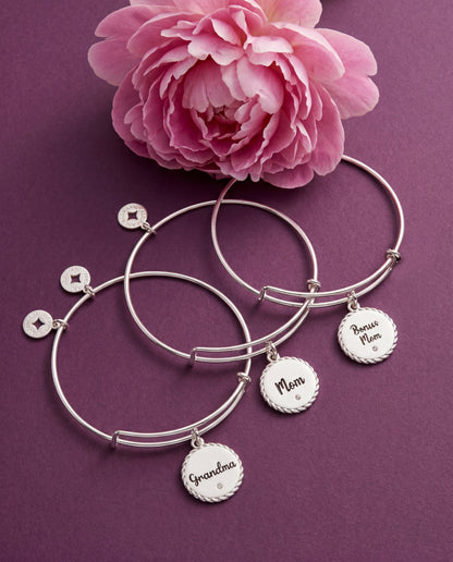 Grandma 'Wise And Warm, Her Love Feels Like Home' Charm Bangle ALEX AND ANI