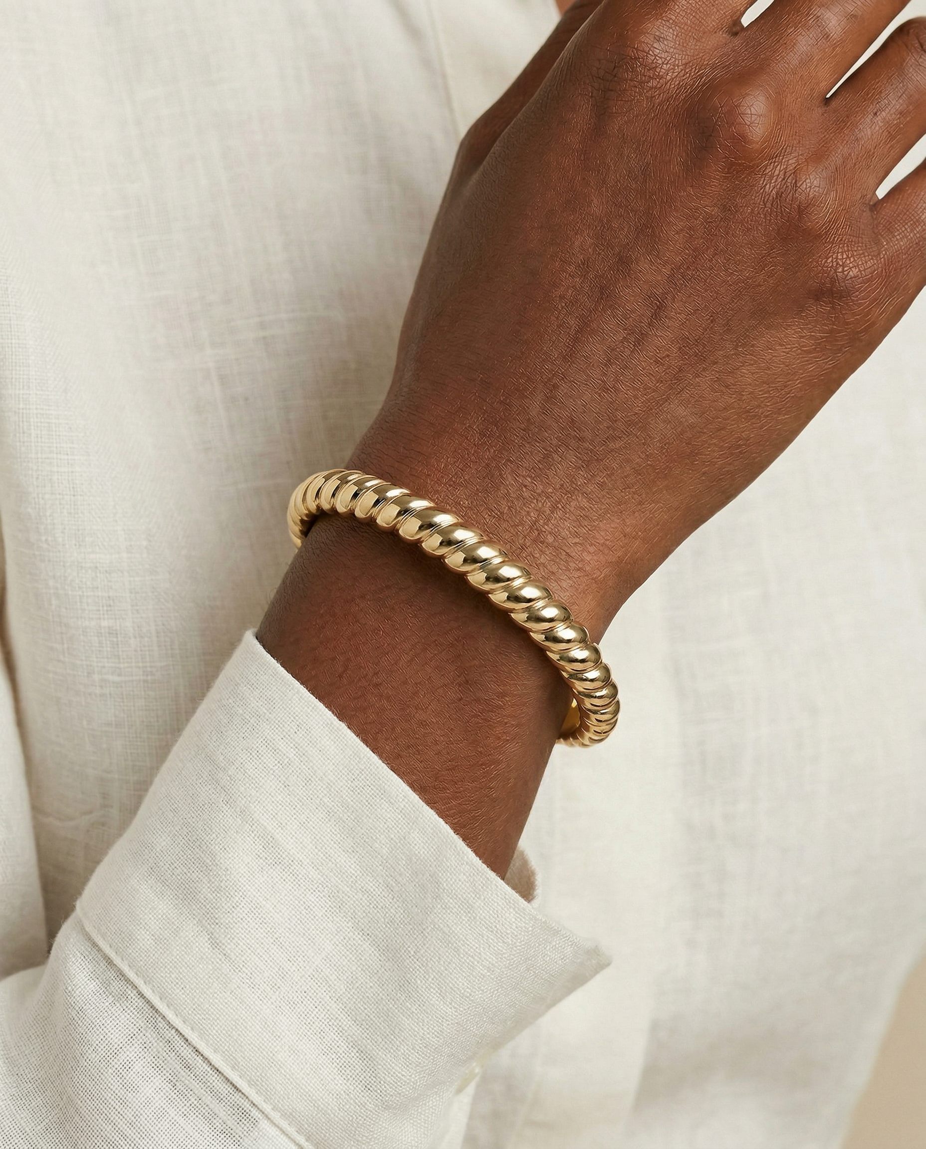 Stainless Steel Rope Textured Bangle ALEX AND ANI
